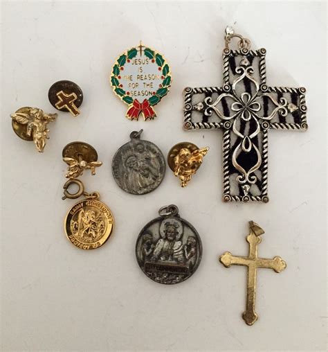 antique religious jewelry|religious jewelry on etsy.